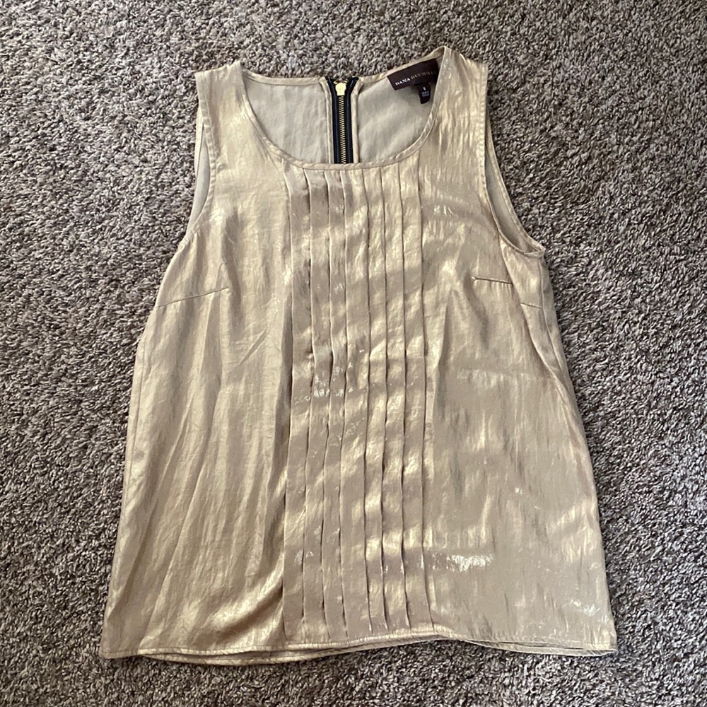 Metallic gold blouse